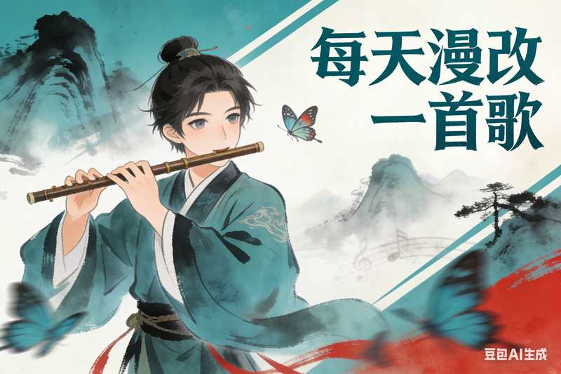 每天漫改一首歌-满地金AIGC
