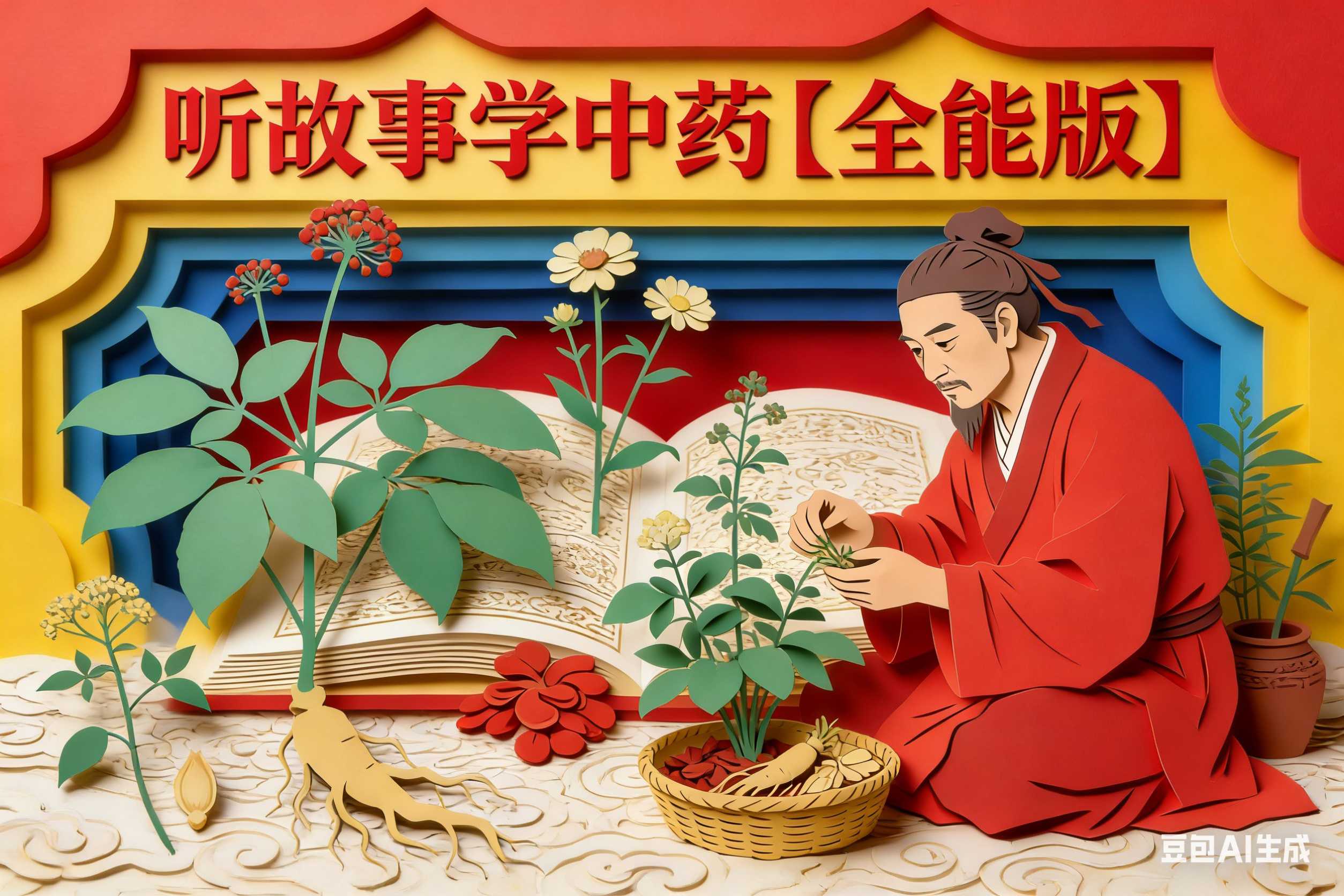 听故事学中药【全能版】【速创剪映小助手】-满地金AIGC