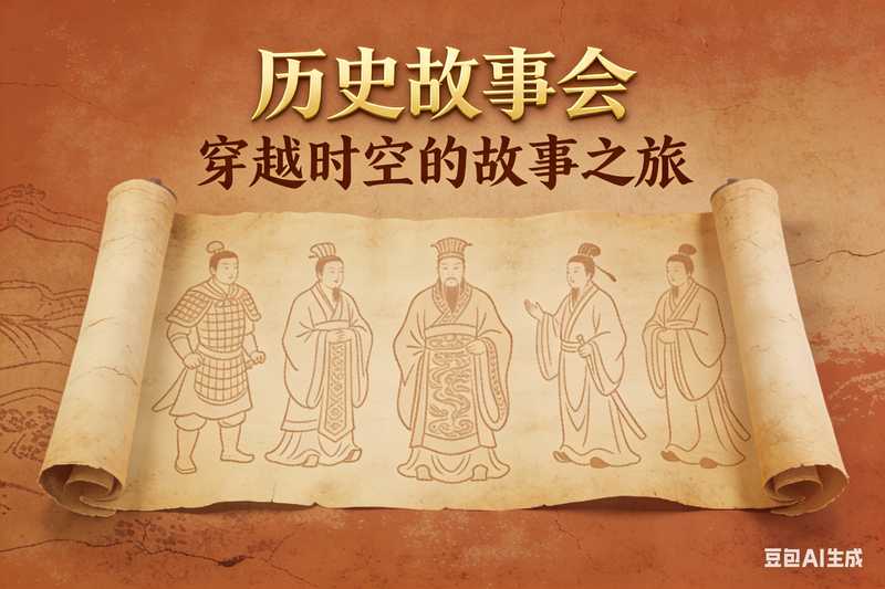 历史故事会【速创剪映小助手】-满地金AIGC