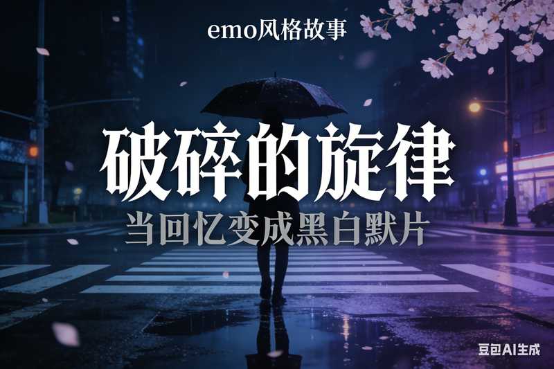 emo风格故事【速创剪映小助手】-满地金AIGC
