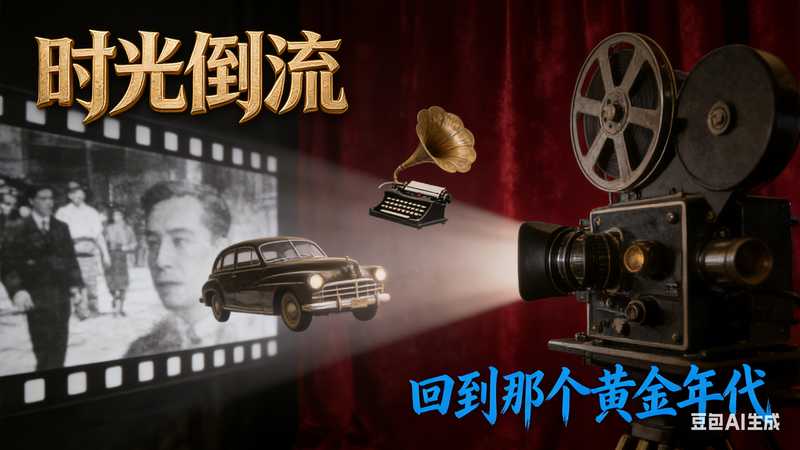 复古风格故事【速推剪映小助手】-满地金AIGC