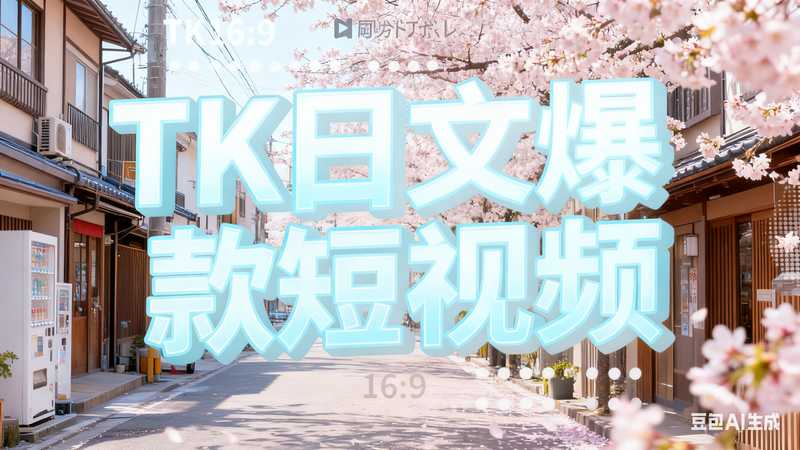TK日文爆款短视频【速创剪映小助手】-满地金AIGC