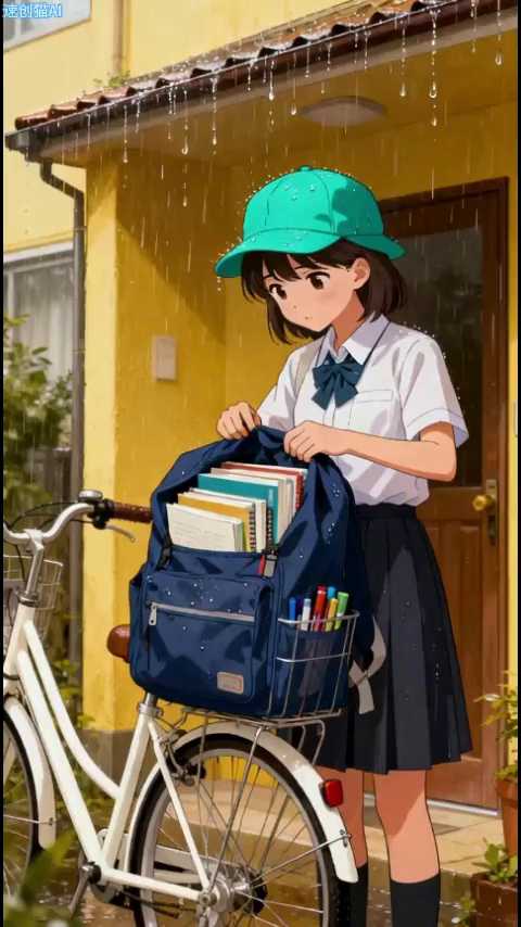 日漫少女【速创剪映小助手】-满地金AIGC