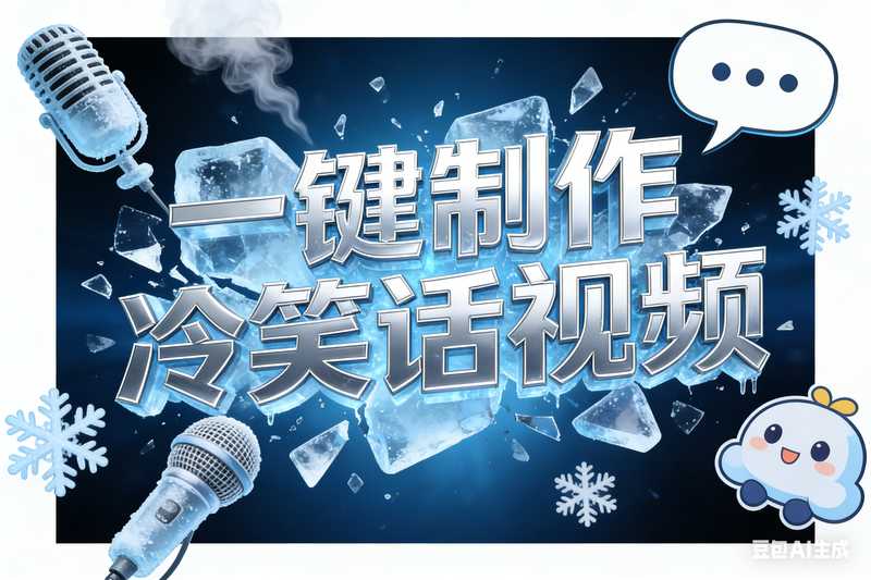一键制作冷笑话视频-满地金AIGC