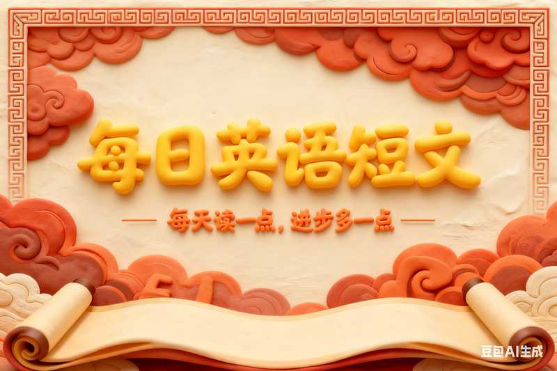 每日英语短文-满地金AIGC