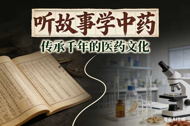 听故事学中药【速创剪映小助手】-满地金AIGC