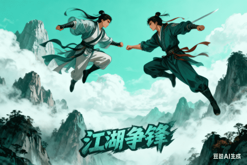 角色打斗-满地金AIGC