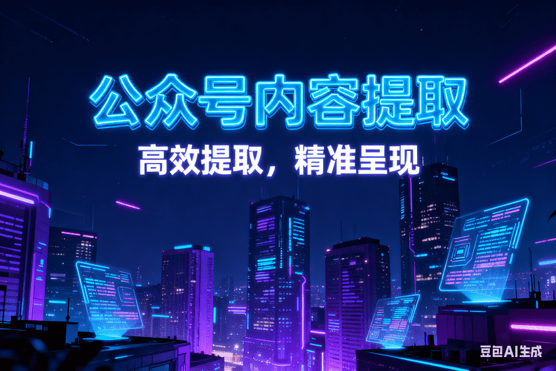 公众号小绿书内容提取-满地金AIGC