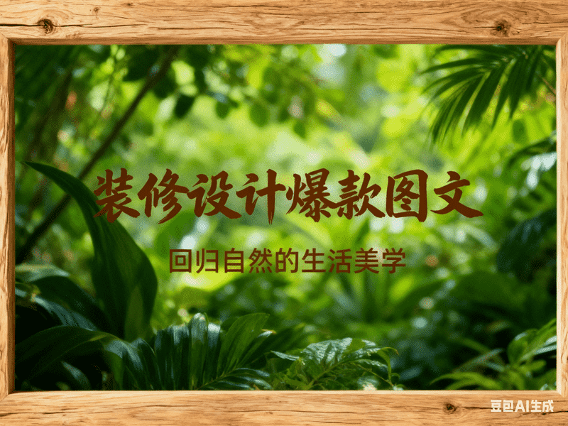 装修设计爆款图文-满地金AIGC