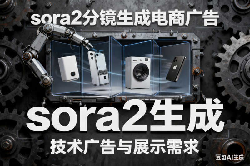 sora2分镜生成电商广告-满地金AIGC