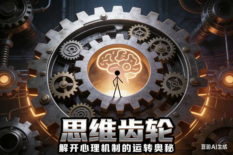 单人火柴人心理学【速创剪映小助手】-满地金AIGC