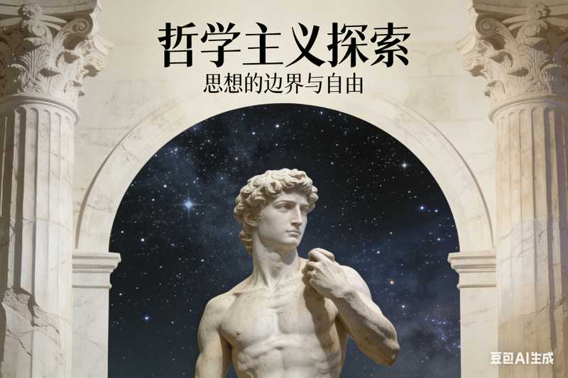 竖版哲学主义【速创剪映小助手】-满地金AIGC