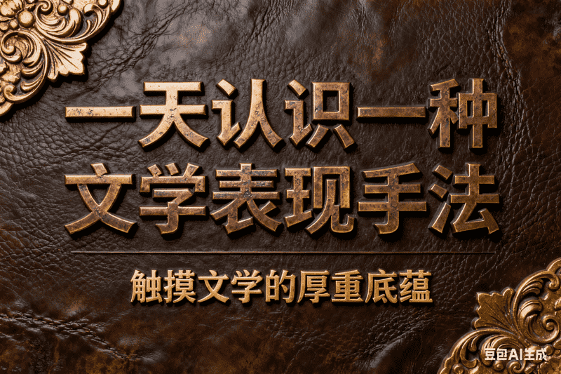 一天认识一种文学表现手法-满地金AIGC