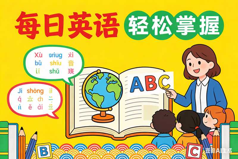 英语教学【速创剪映小助手】-满地金AIGC