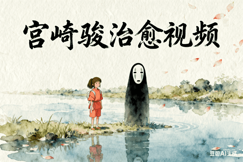 宫崎骏治愈视频-满地金AIGC