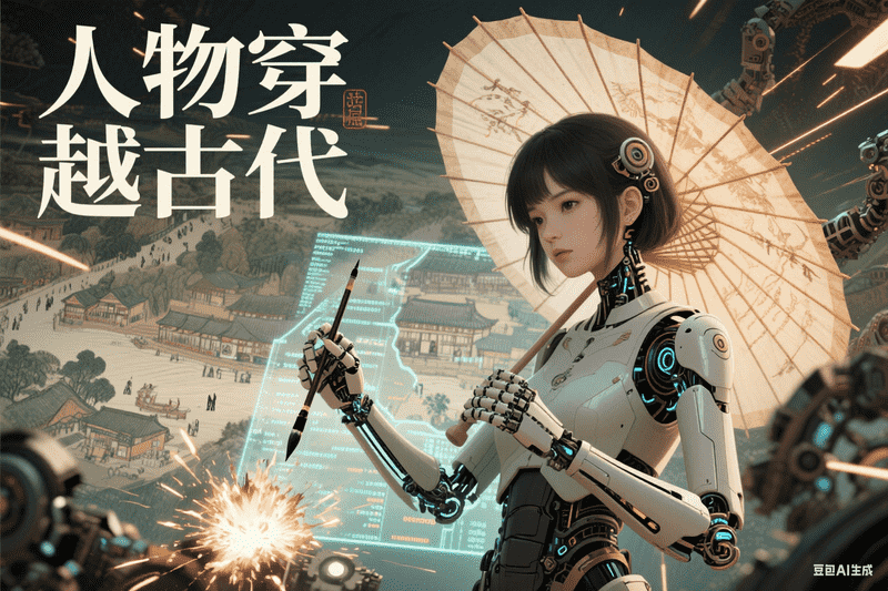 人物穿越古代-中文版-满地金AIGC