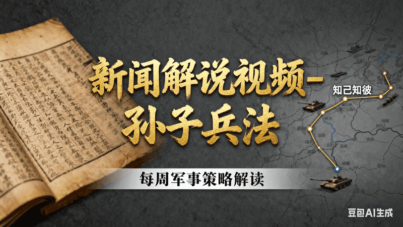 新闻解说视频-孙子兵法-满地金AIGC