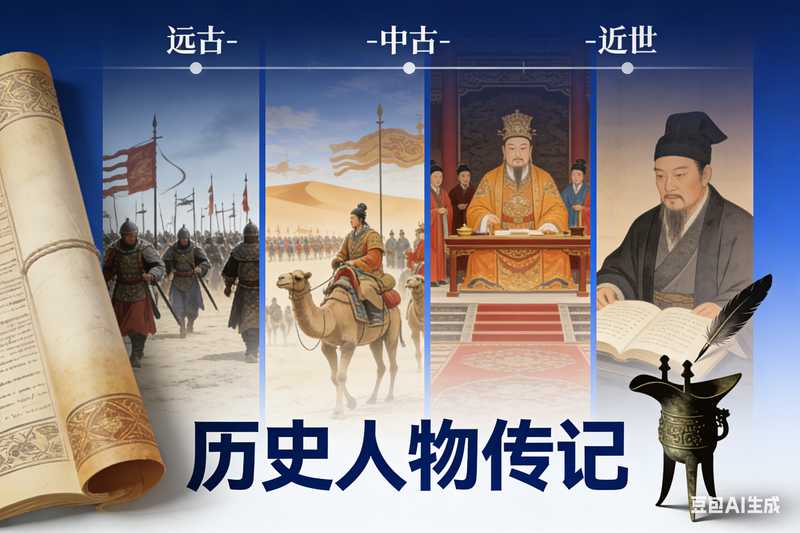 历史人物传记【速创剪映小助手】-满地金AIGC