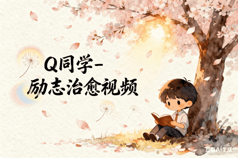Q同学-励志治愈视频【二改版本】-满地金AIGC