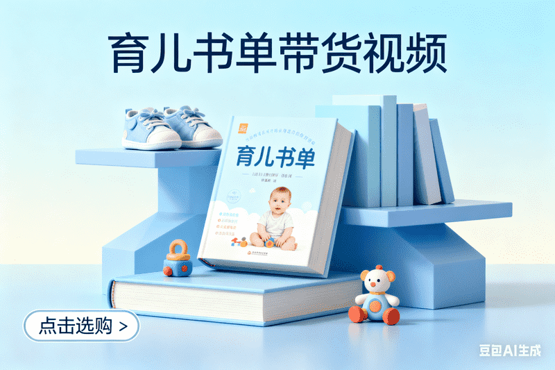 育儿书单带货视频-满地金AIGC