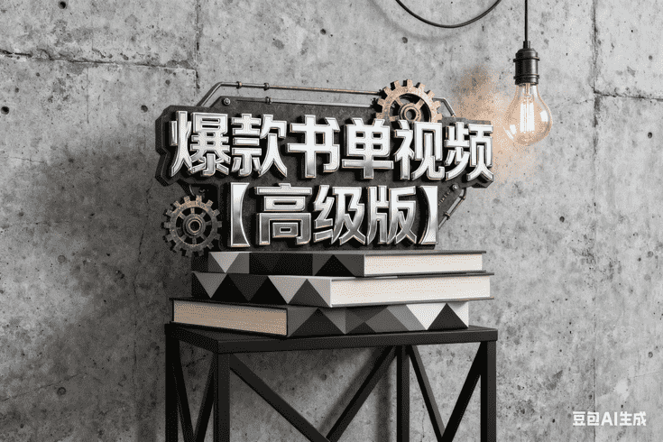 爆款书单视频【高级版】【二改版本】-满地金AIGC