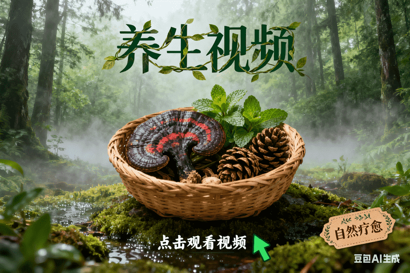 养生视频|一键生成-满地金AIGC
