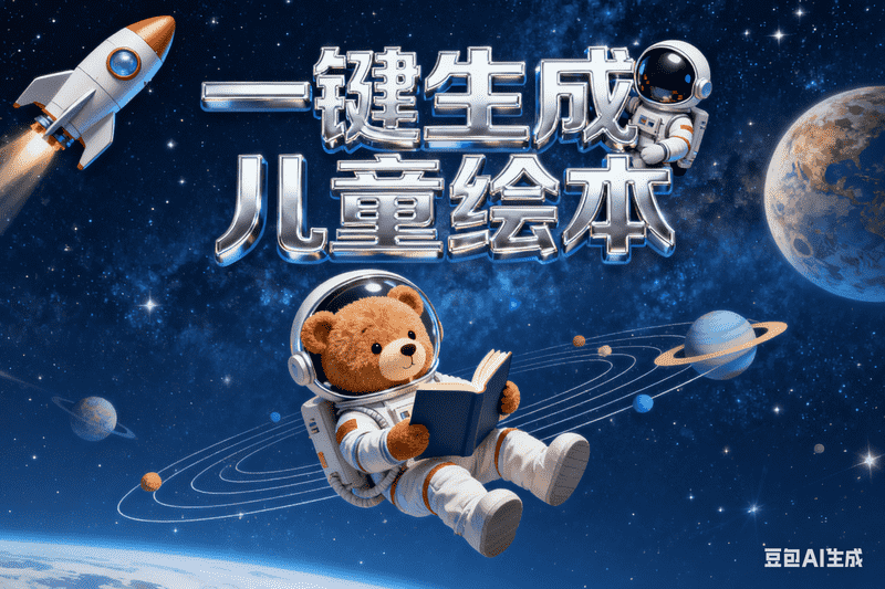 一键生成儿童绘本-满地金AIGC