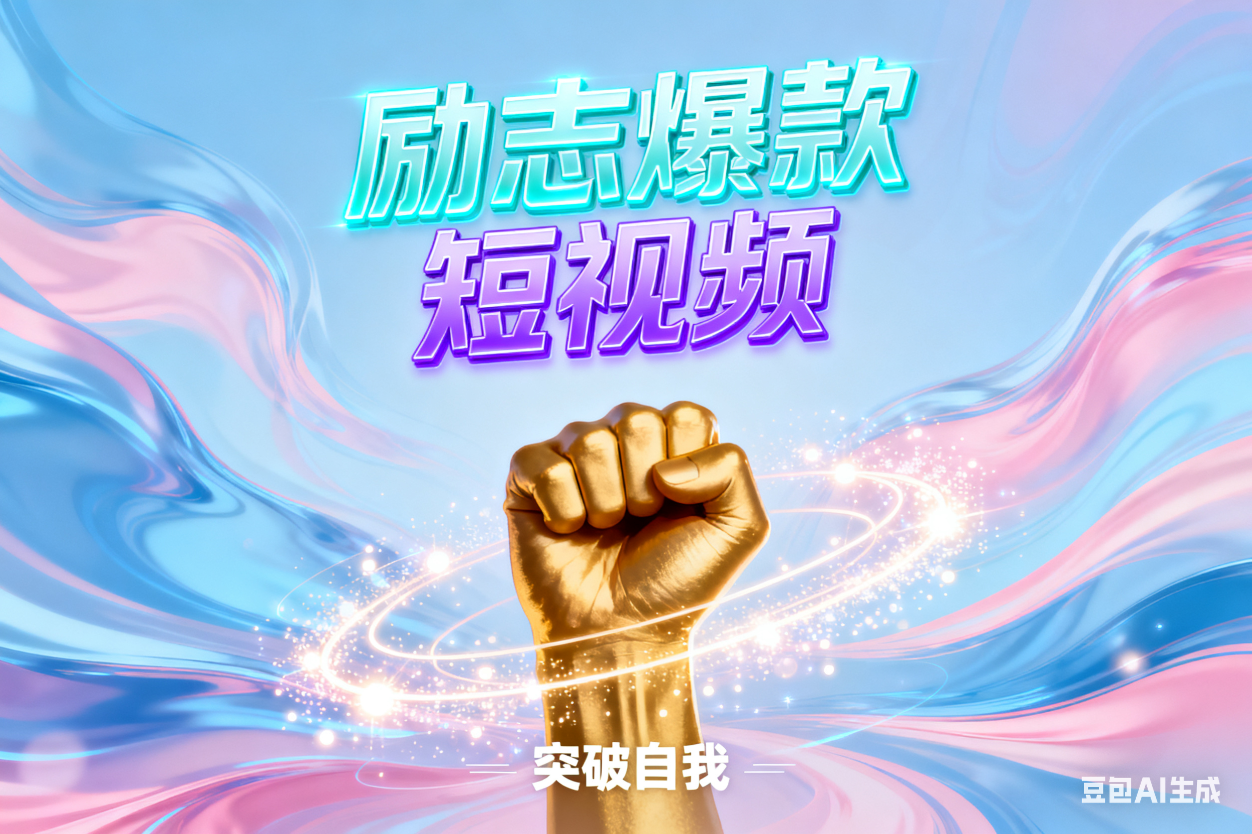 励志爆款短视频-满地金AIGC