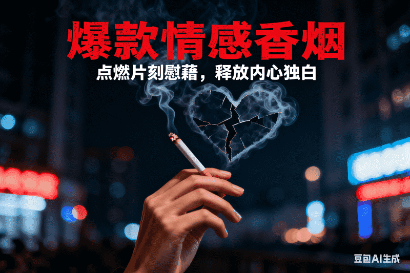 爆款情感香烟-满地金AIGC