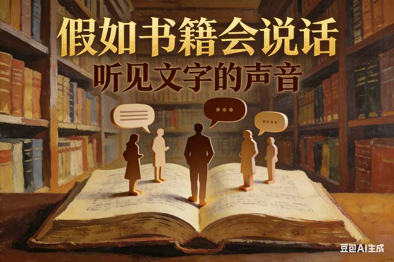 假如书籍会说话【速创剪映小助手】-满地金AIGC
