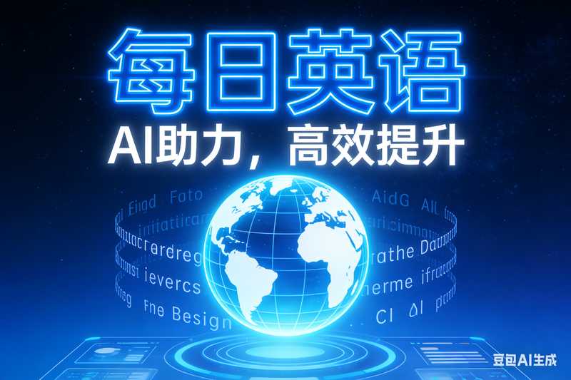 每日英语【速创剪映小助手】-满地金AIGC