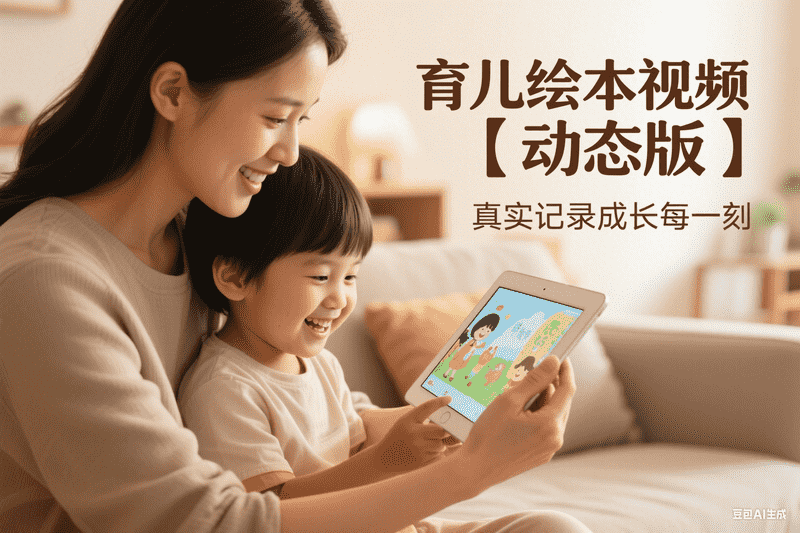 育儿绘本视频【动态版】-满地金AIGC