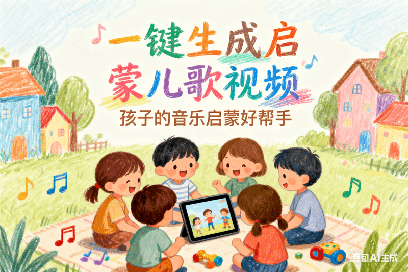 一键生成启蒙儿歌视频-满地金AIGC