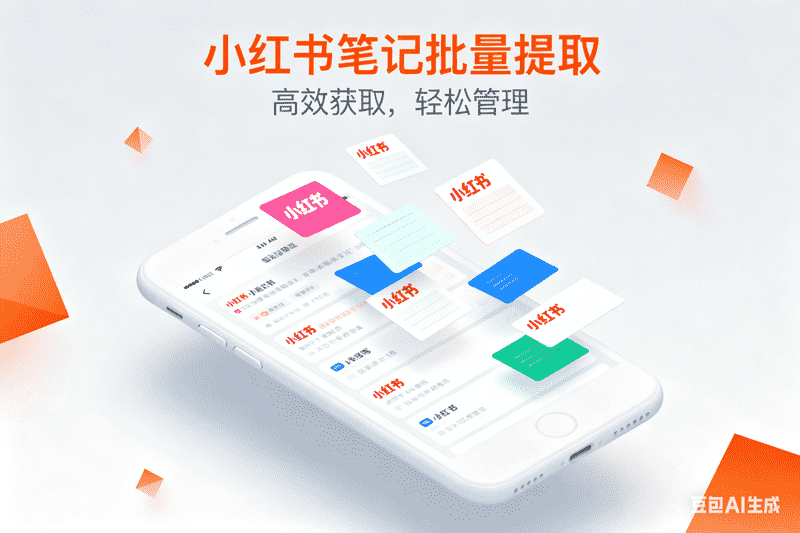 小红书笔记批量提取-满地金AIGC