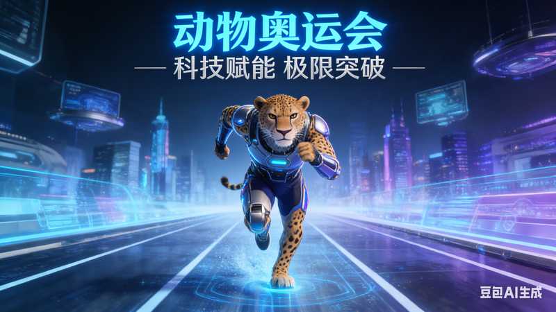 动物奥运会【速创剪映小助手】-满地金AIGC