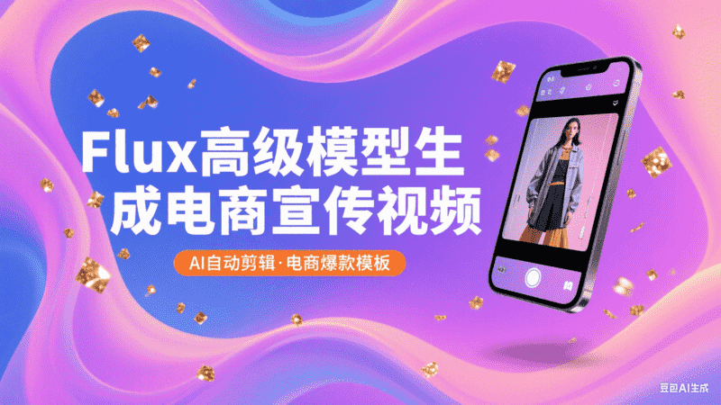 Flux高级模型生成电商宣传视频-满地金AIGC