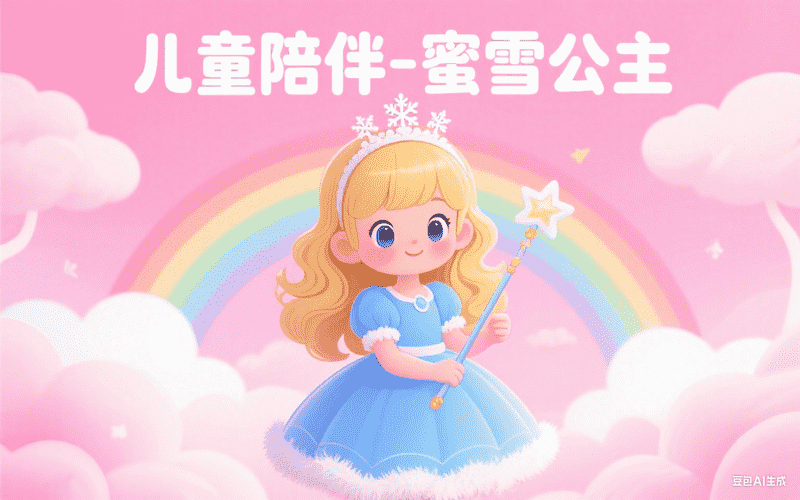 儿童陪伴-蜜雪公主-满地金AIGC