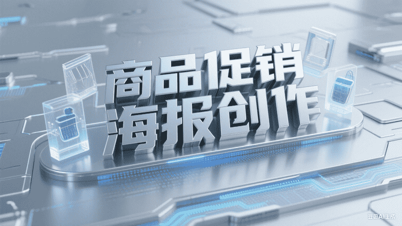 商品促销海报创作-满地金AIGC