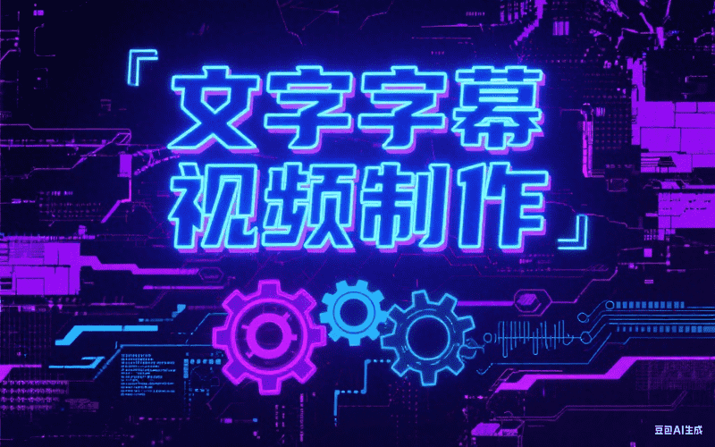 文字字幕视频制作-满地金AIGC