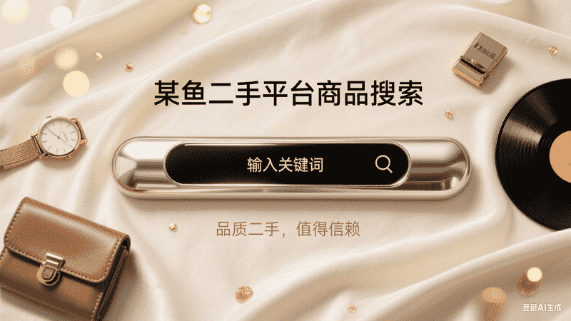 某鱼二手平台商品搜索-满地金AIGC